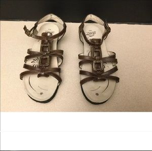 Abeo sandals size 8 brown very comfortable